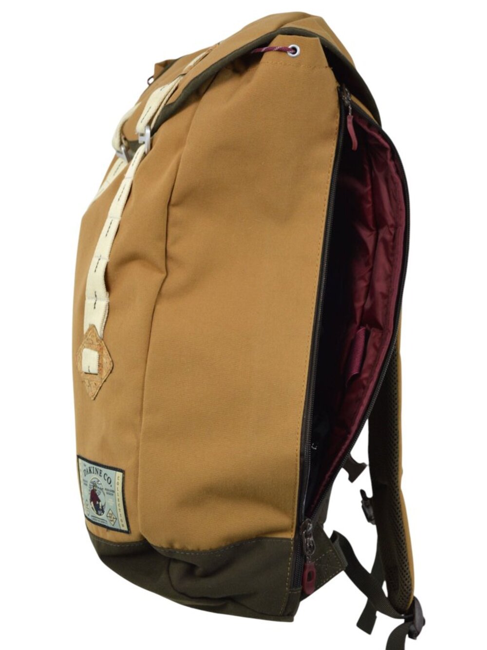 Dakine Backpack Tradesman Collection Brown Daypack Buckle Hiking Camping - Picture 9 of 13